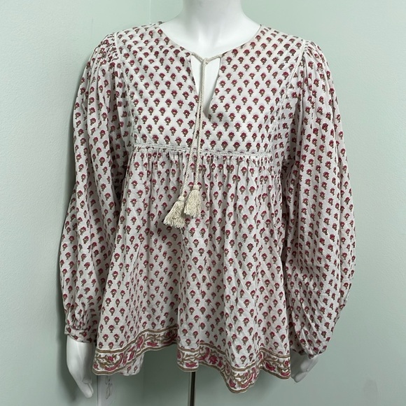 Sur La Vague Boho Blouse one size - Picture 1 of 9